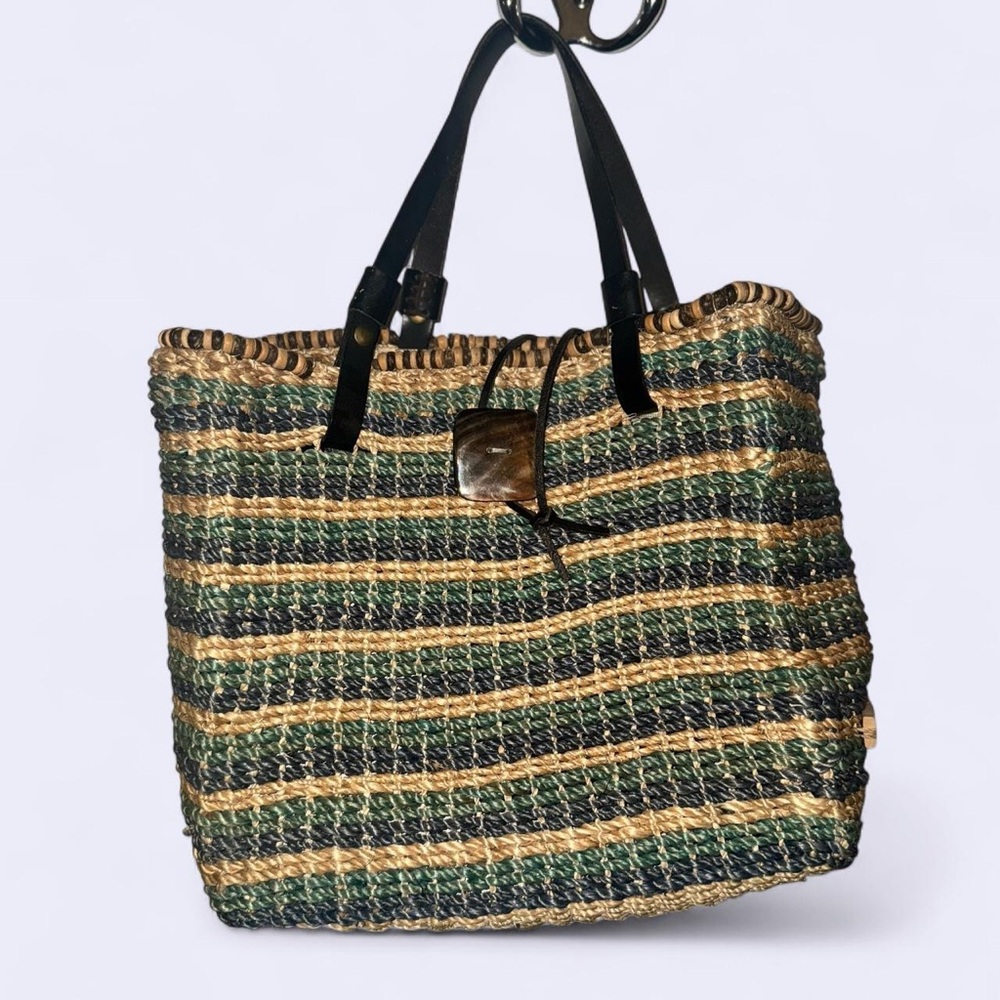 Vintage Nine West Woven Tote